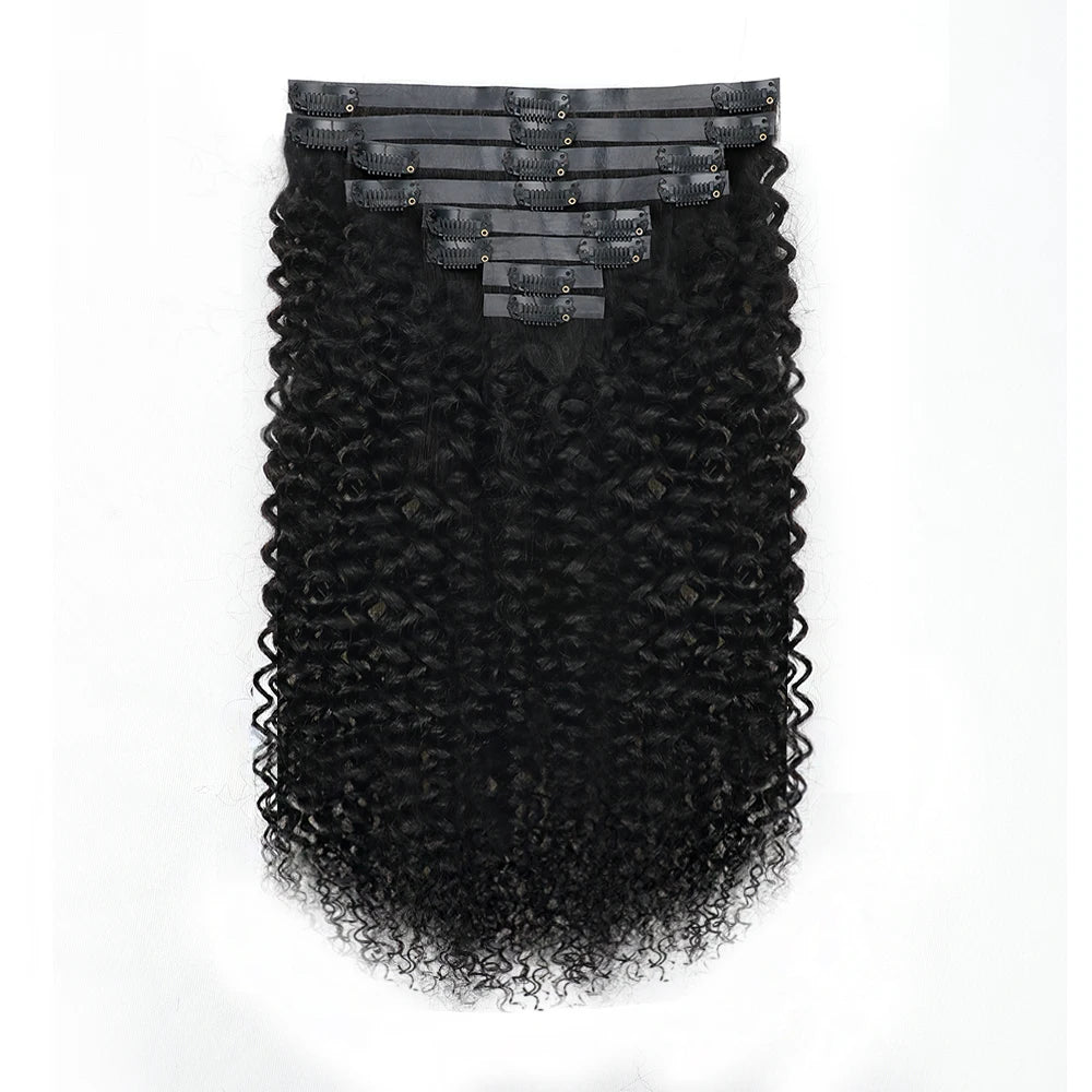Clip in Hair Extensions Curly Wave
