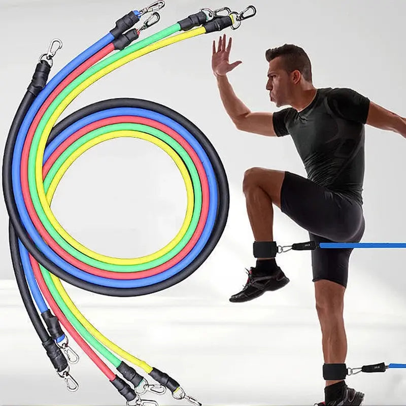 11pcs TPE Resistance Band Set