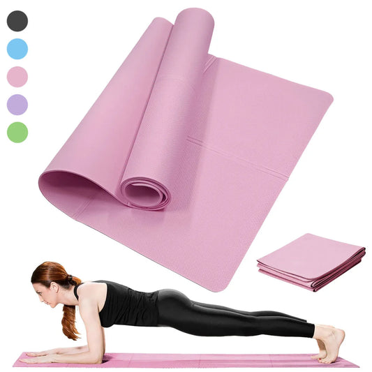 Yoga Mat Pilates Fitness Mat 3/4/6mm