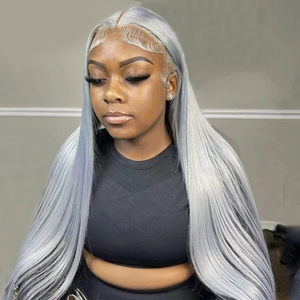 Silver Gray Straight