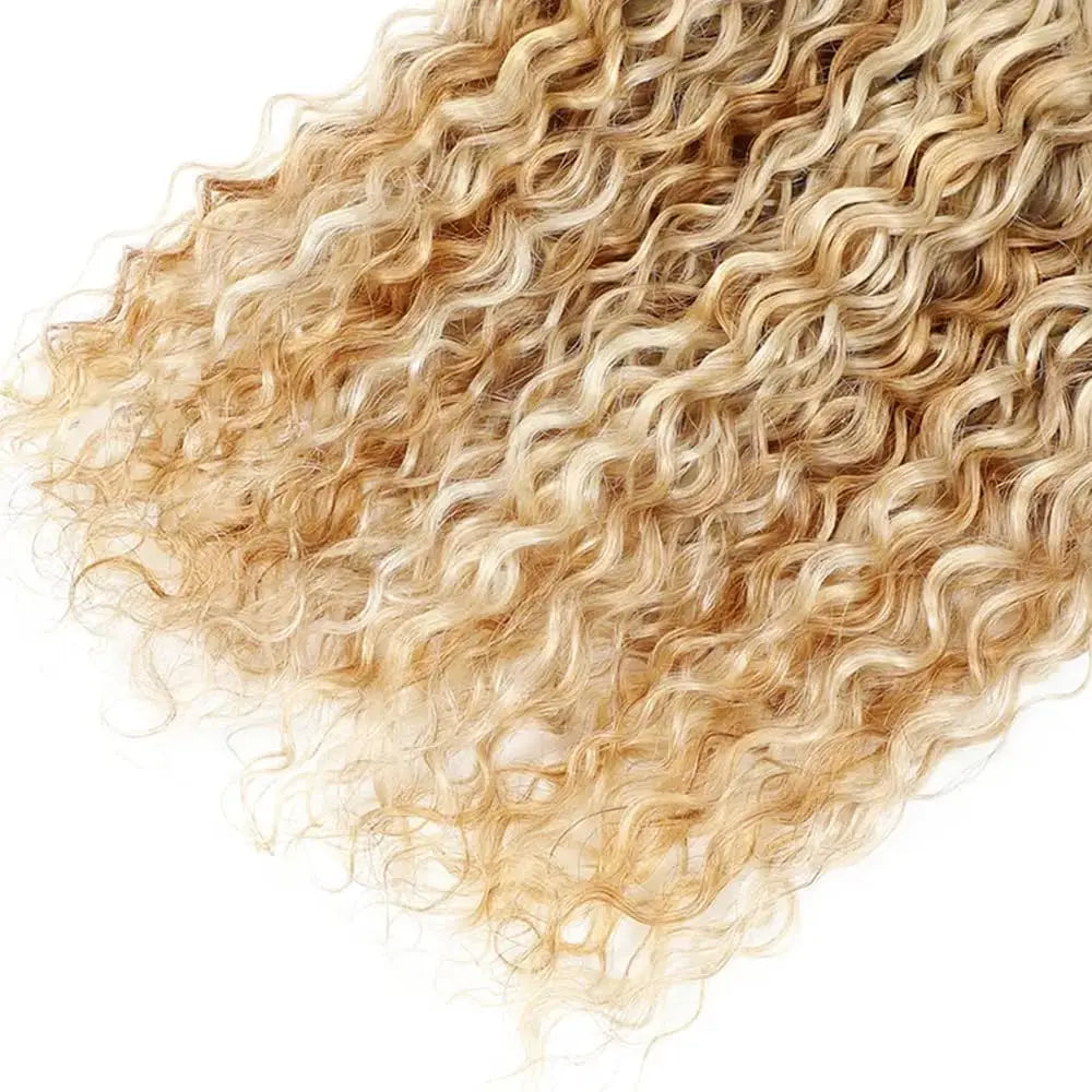 Water Wave Bundles Highlight Honey Blonde Bundles 3 Bundles