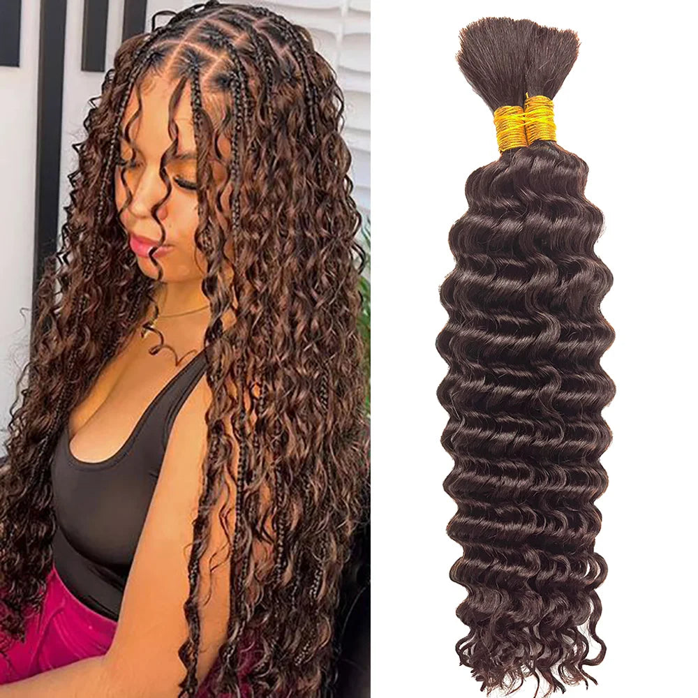 Chocolate Brown Braiding Hair