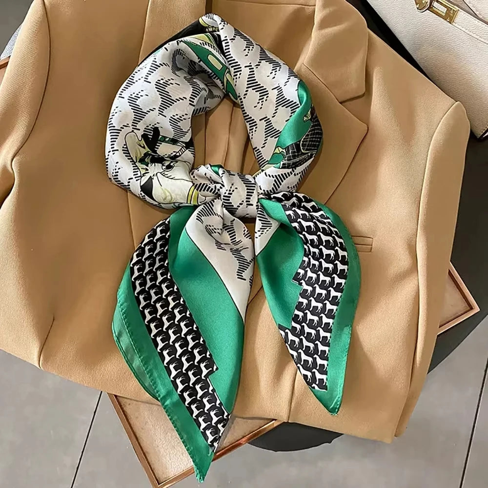 Luxury Silk Shawl Square Scarf