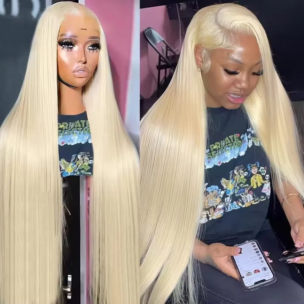 HD Transparent Honey Blonde Wig