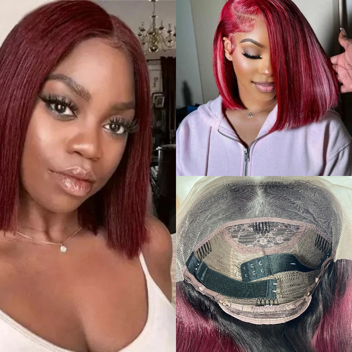 99j Bob Wig Human Hair