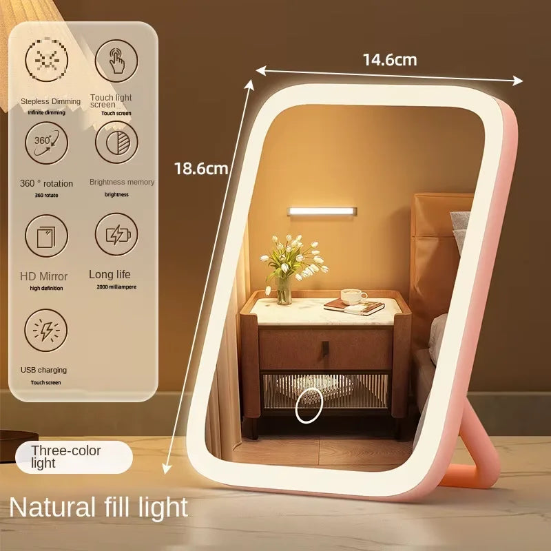 Light Small Mirror