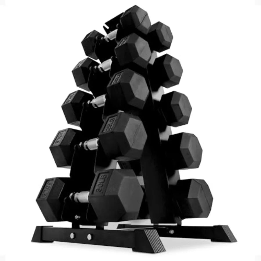 Rubber Coated Hex Dumbbell