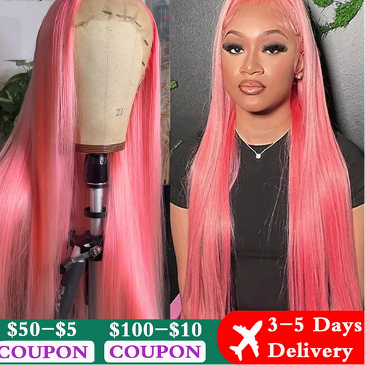 Pink Colored Bone Straight