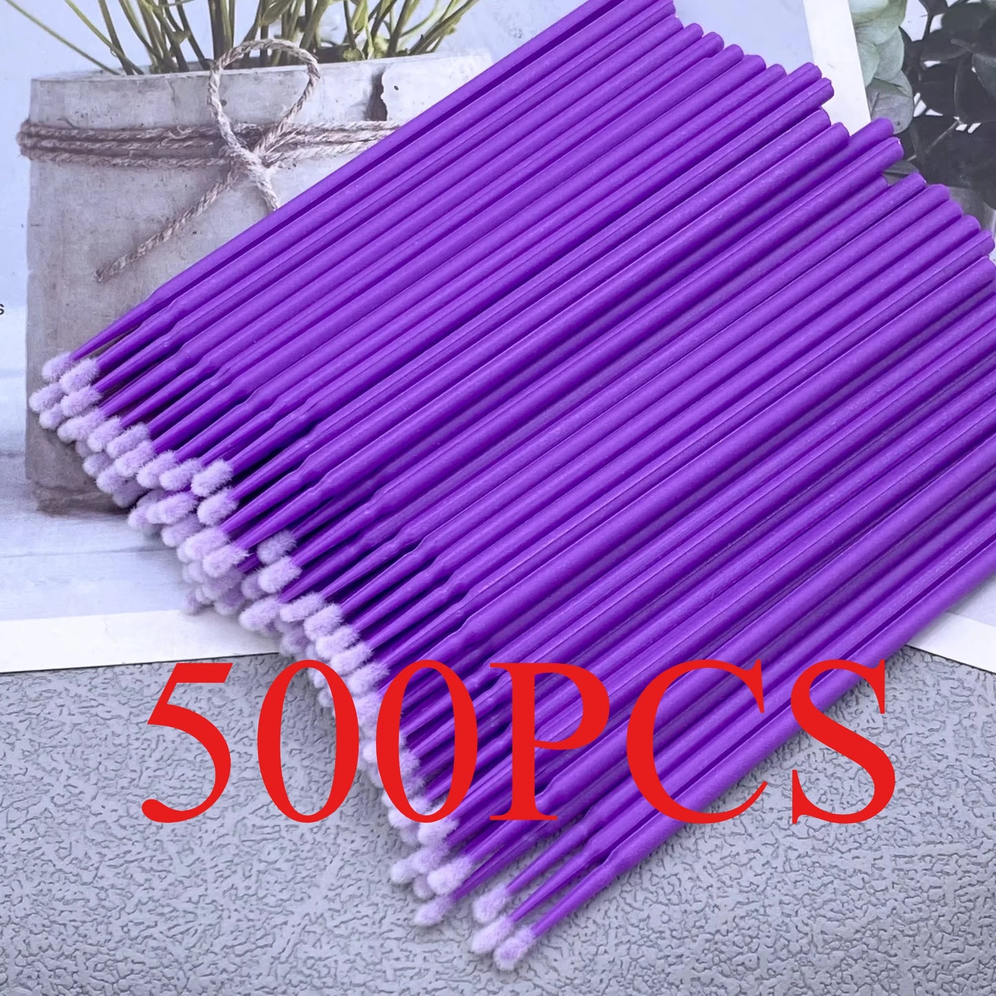 100/500pcs Eyelash Cleaning Brush