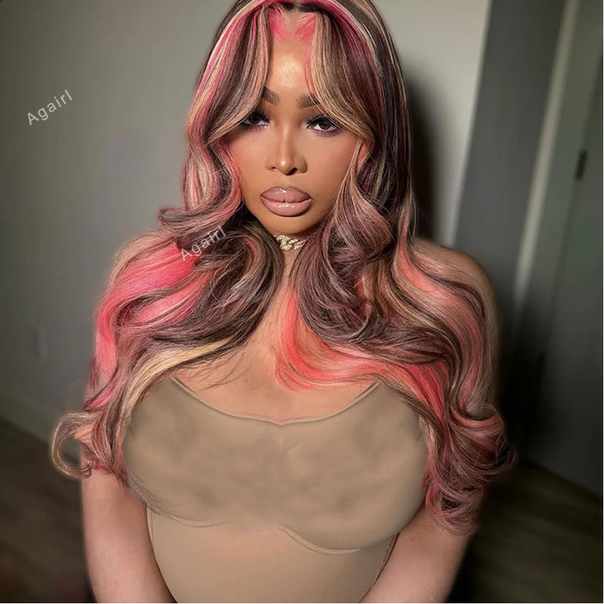 Pink Blonde Highlight