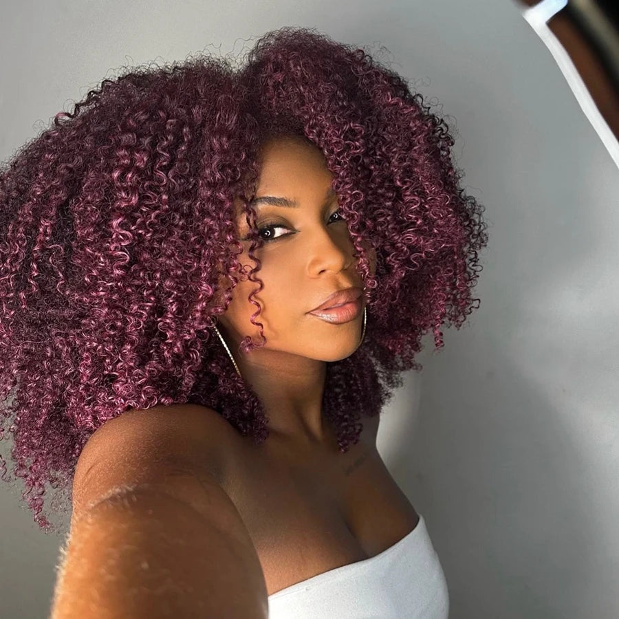 Short Afro Kinky Curly Bob