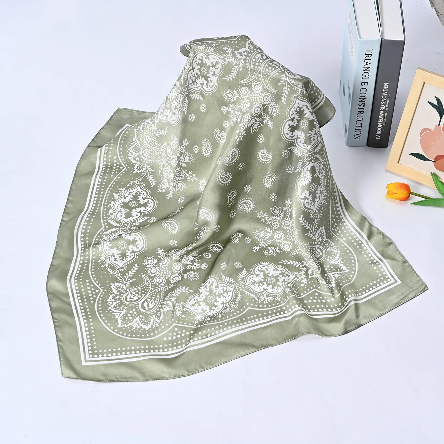 Satin scarf