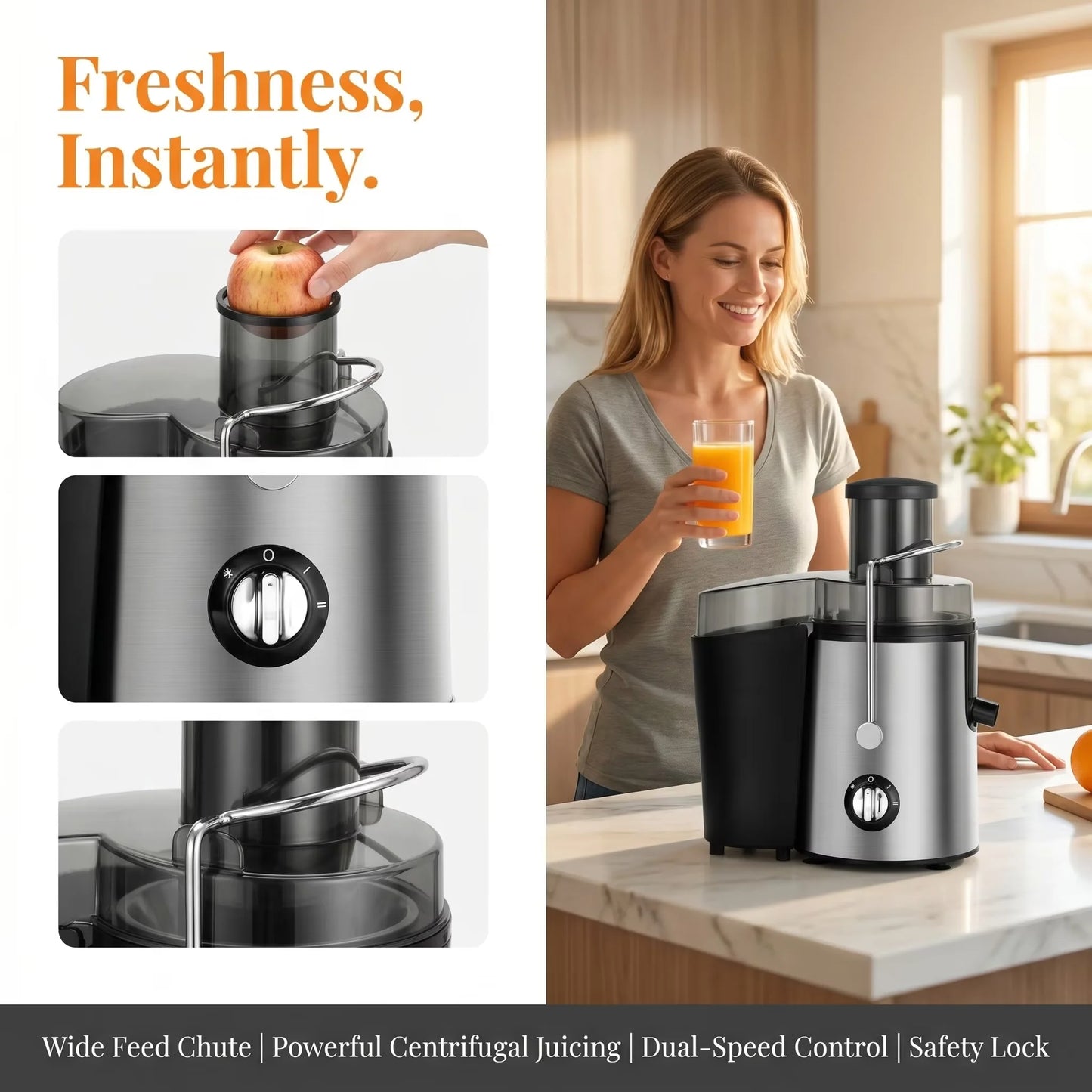 Stainless Steel Juicer
