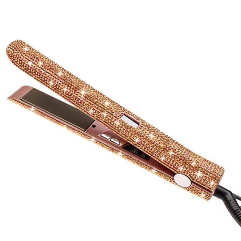 Flat Iron 1 inch Rhinestone