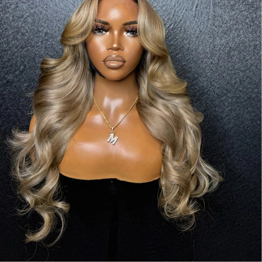 Ombre Blonde With Dark Roots Colored