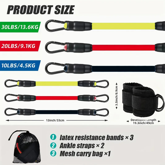 5pcs Ankle Resistance Bands