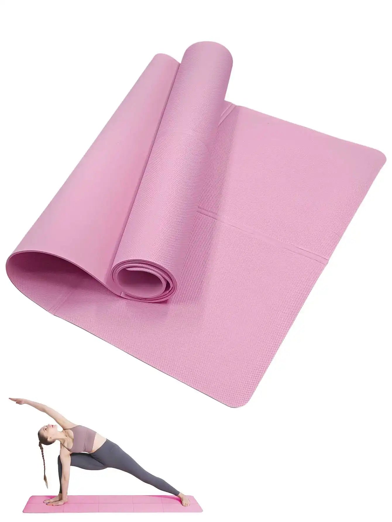 Yoga Mat Pilates Fitness Mat 3/4/6mm
