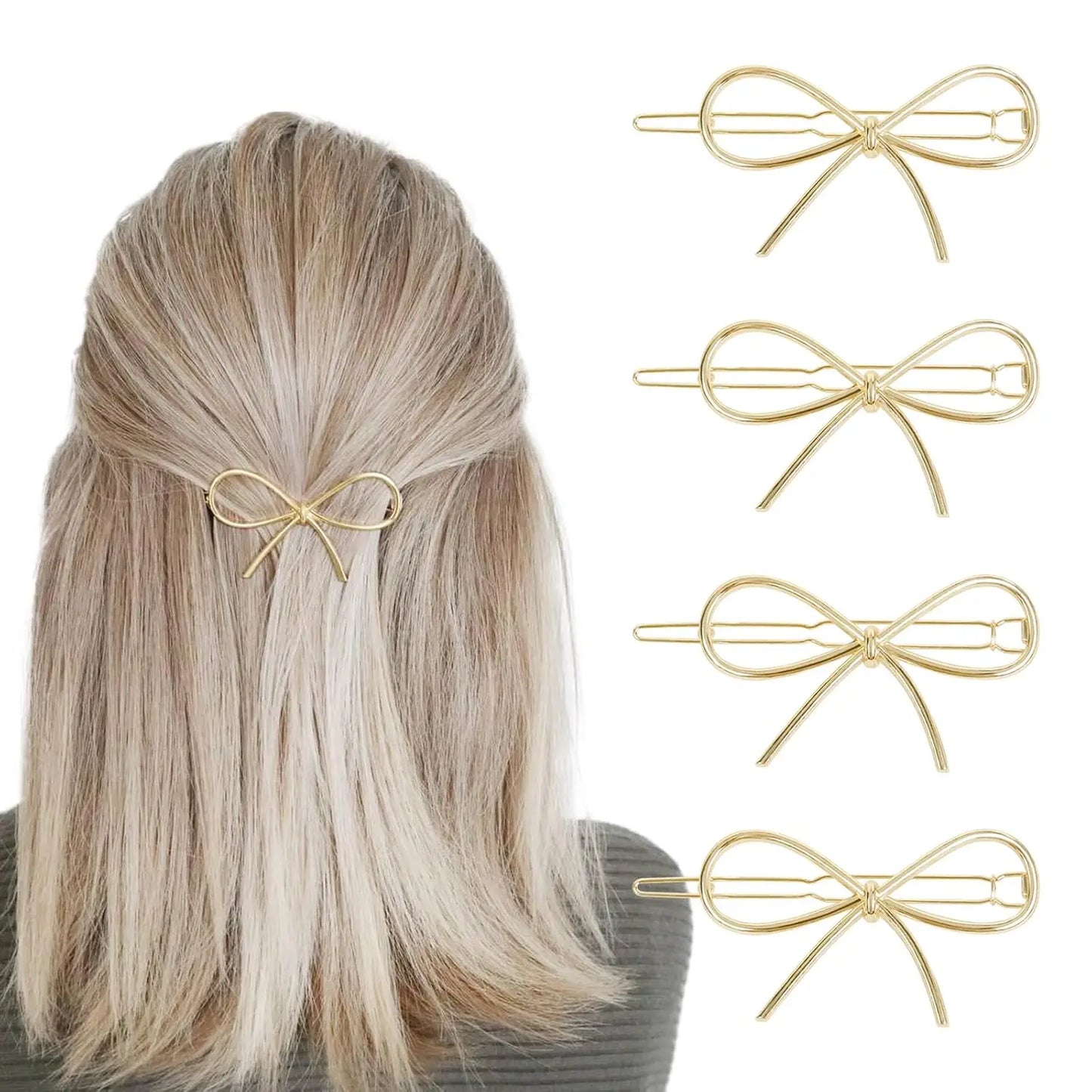 4Pcs Metal Hairpins