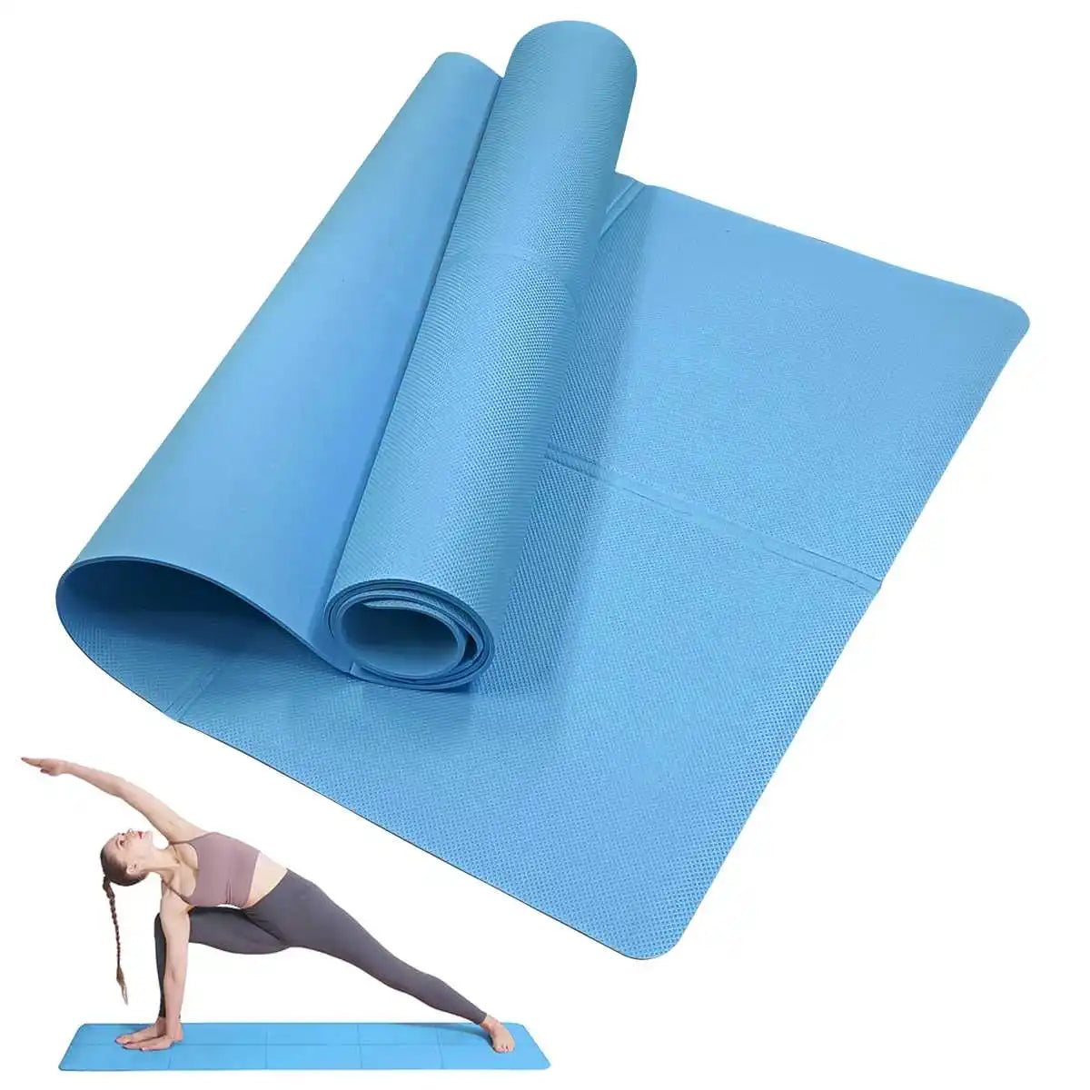 Yoga Mat Pilates Fitness Mat 3/4/6mm