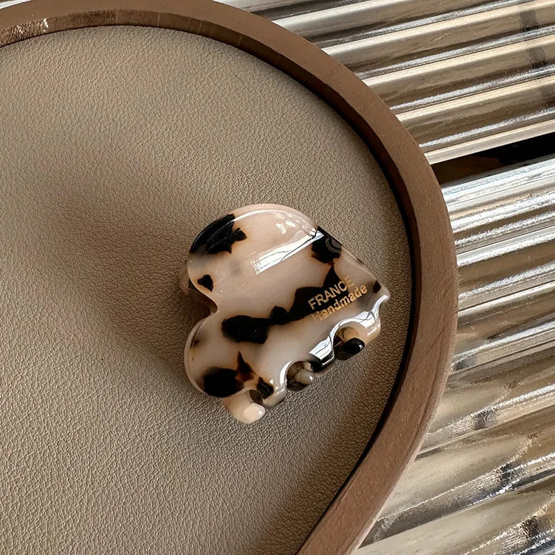 Colorful Small Heart-Shaped Hair Clip