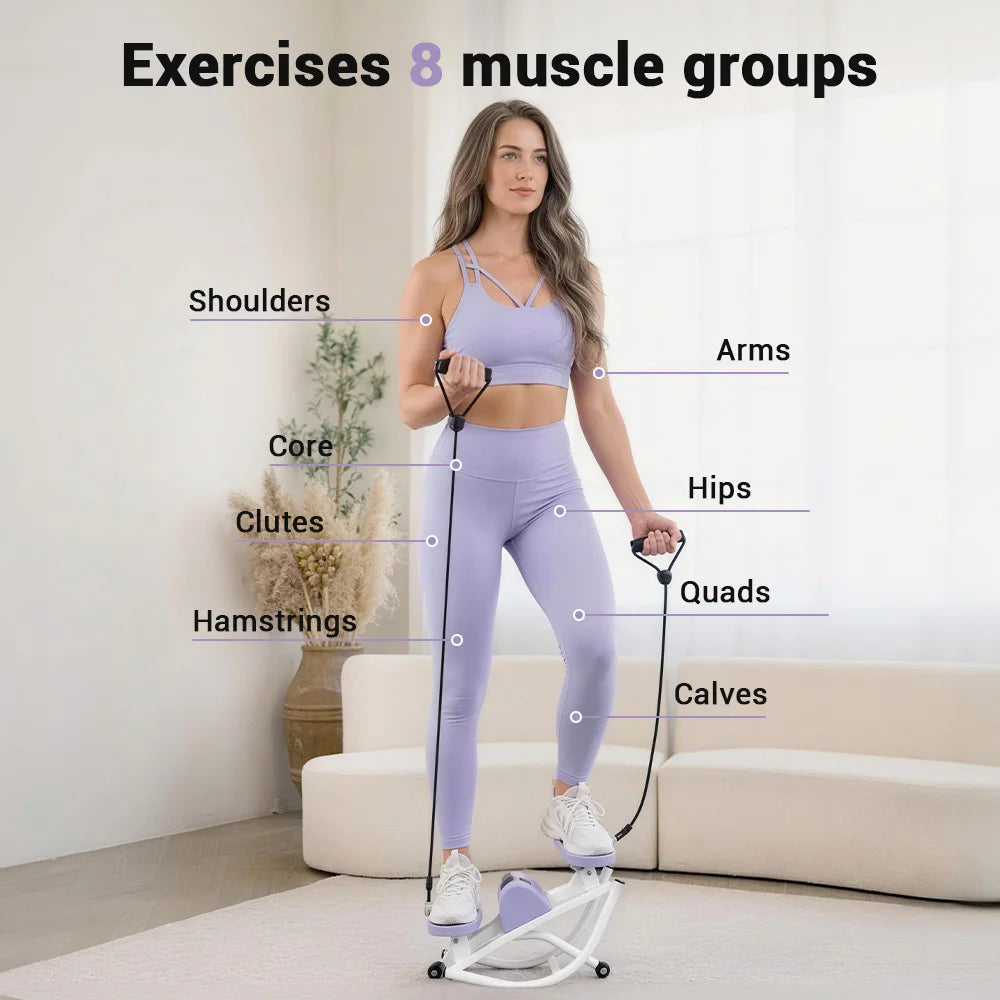 UMAY Mini Stepper Machine with Resistance Bands