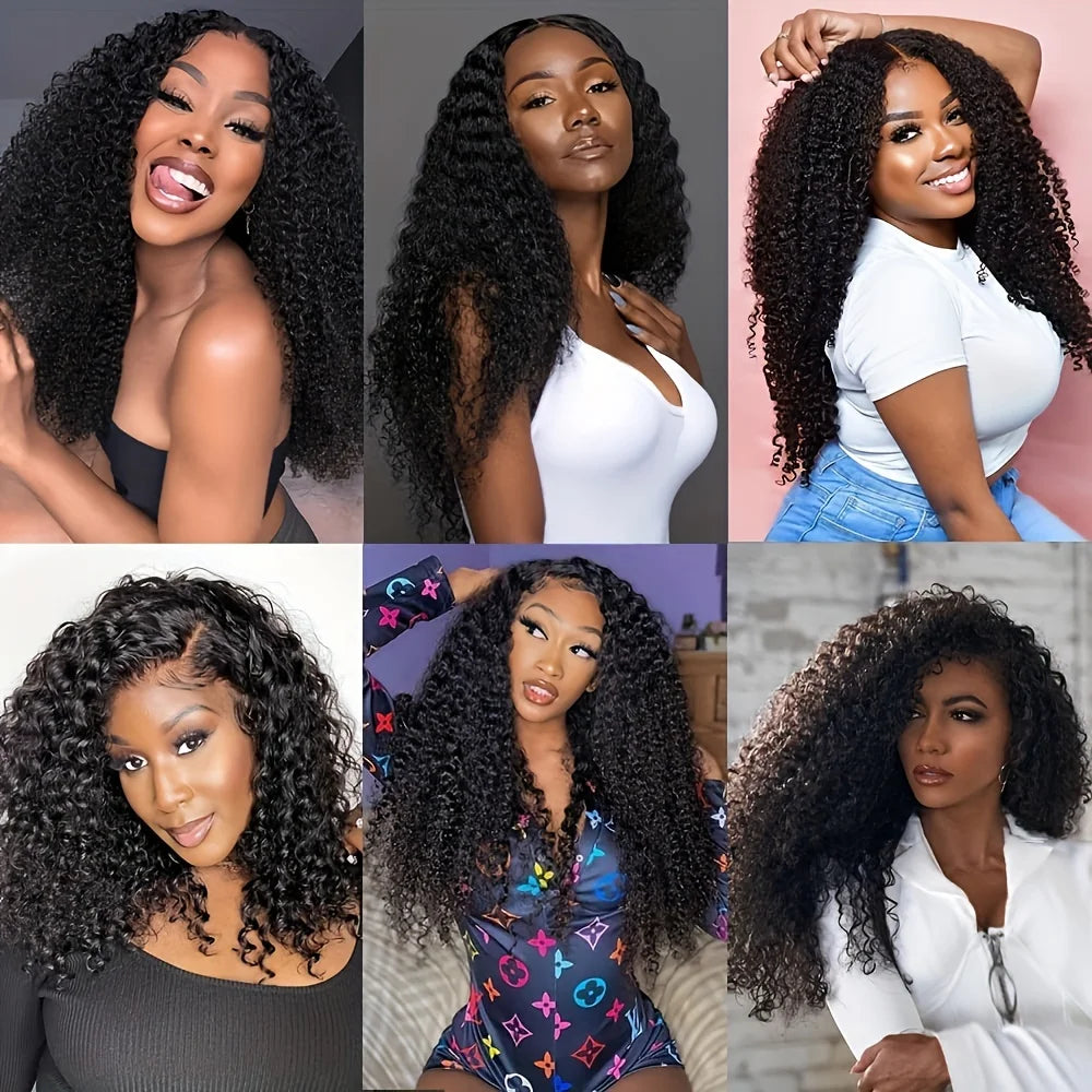 Afro Kinky Curly Clip In Human hair