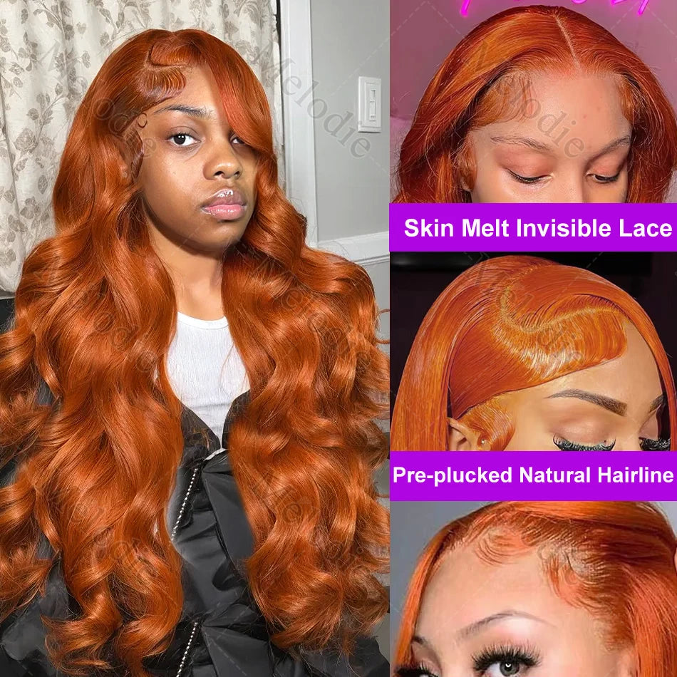Ginger Water Wave  Wigs