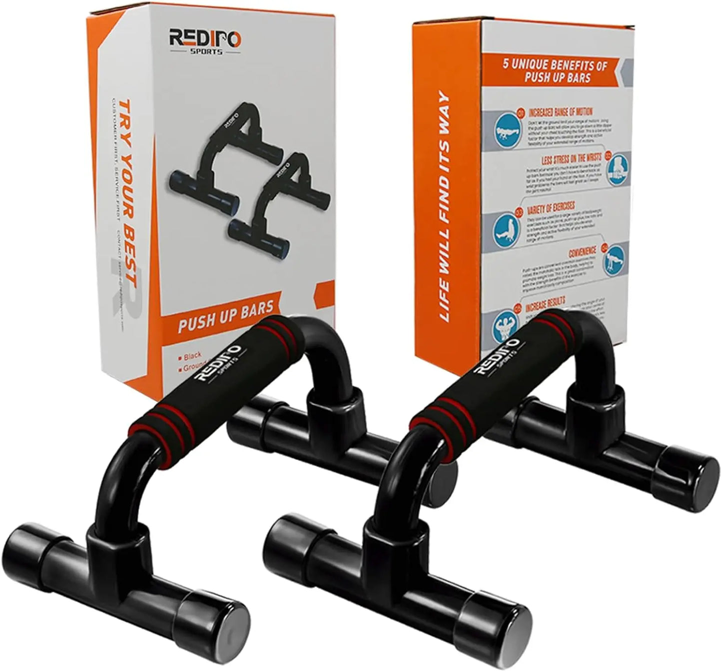 Push Up Bars for Strength Training