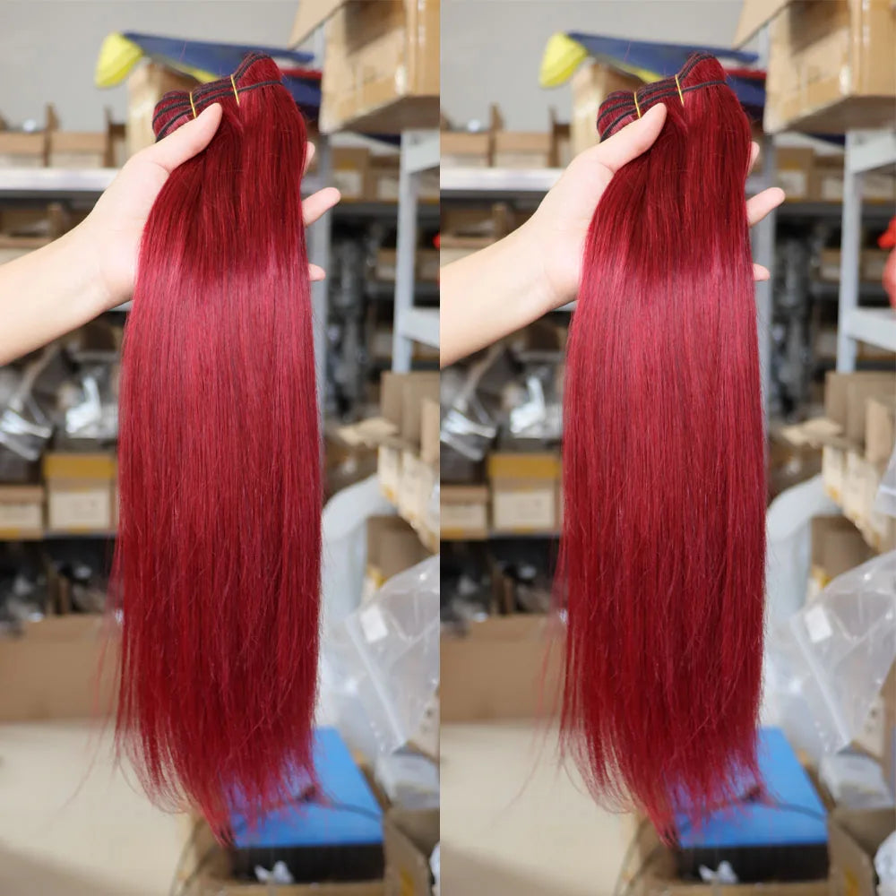One Bundle Red Ombre