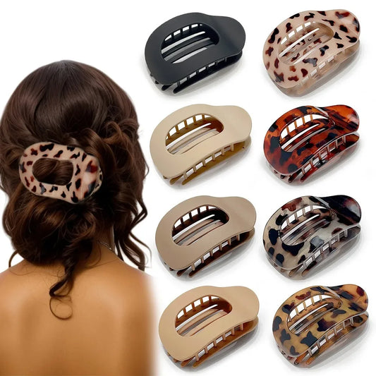 Oval Hair Claw Clip
