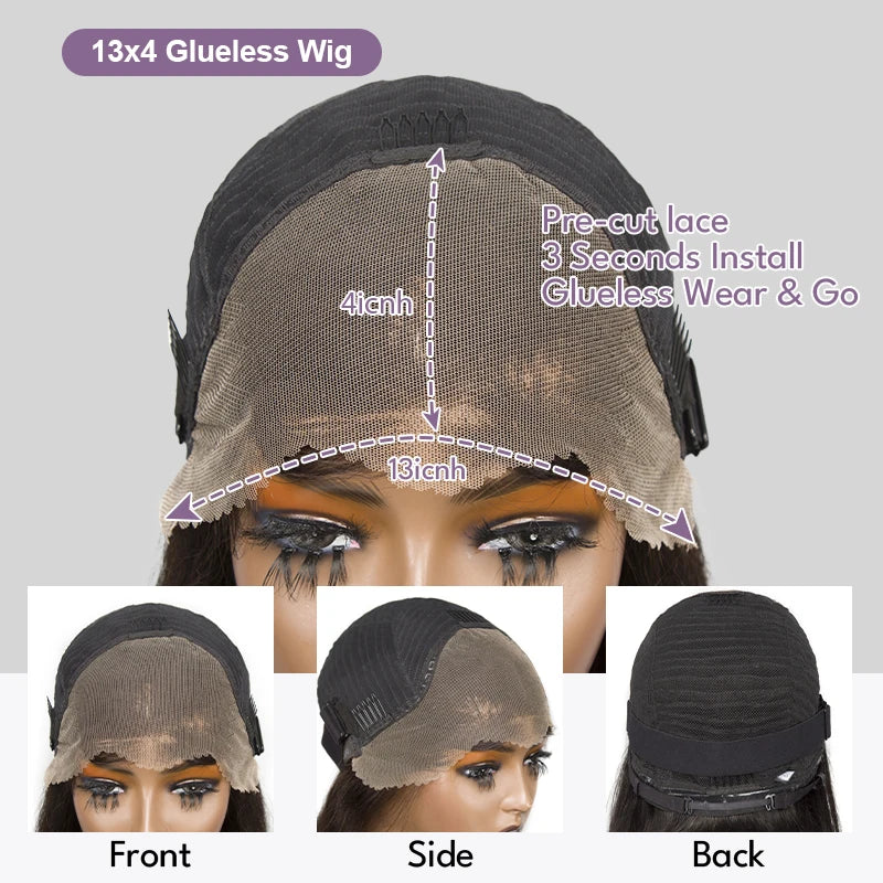 Water Wave Bob Wigs Human Hair m