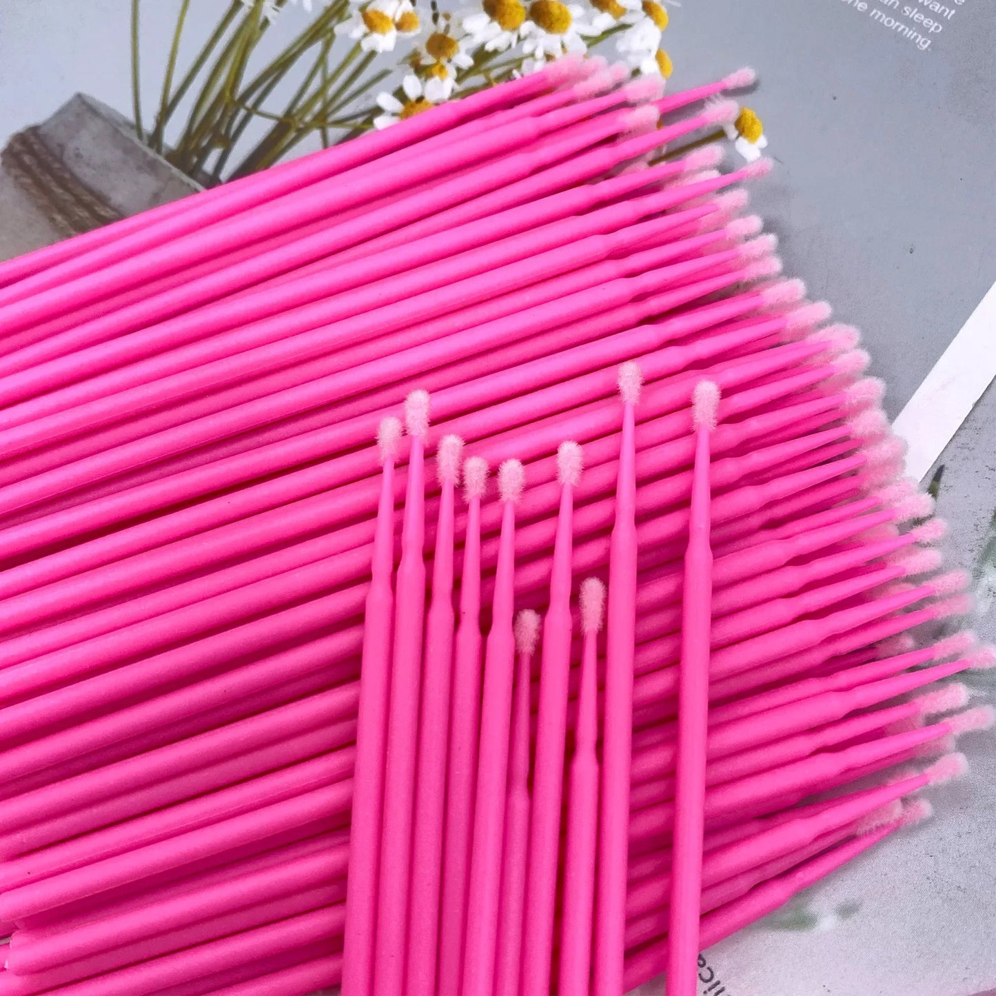 100/500pcs Eyelash Cleaning Brush