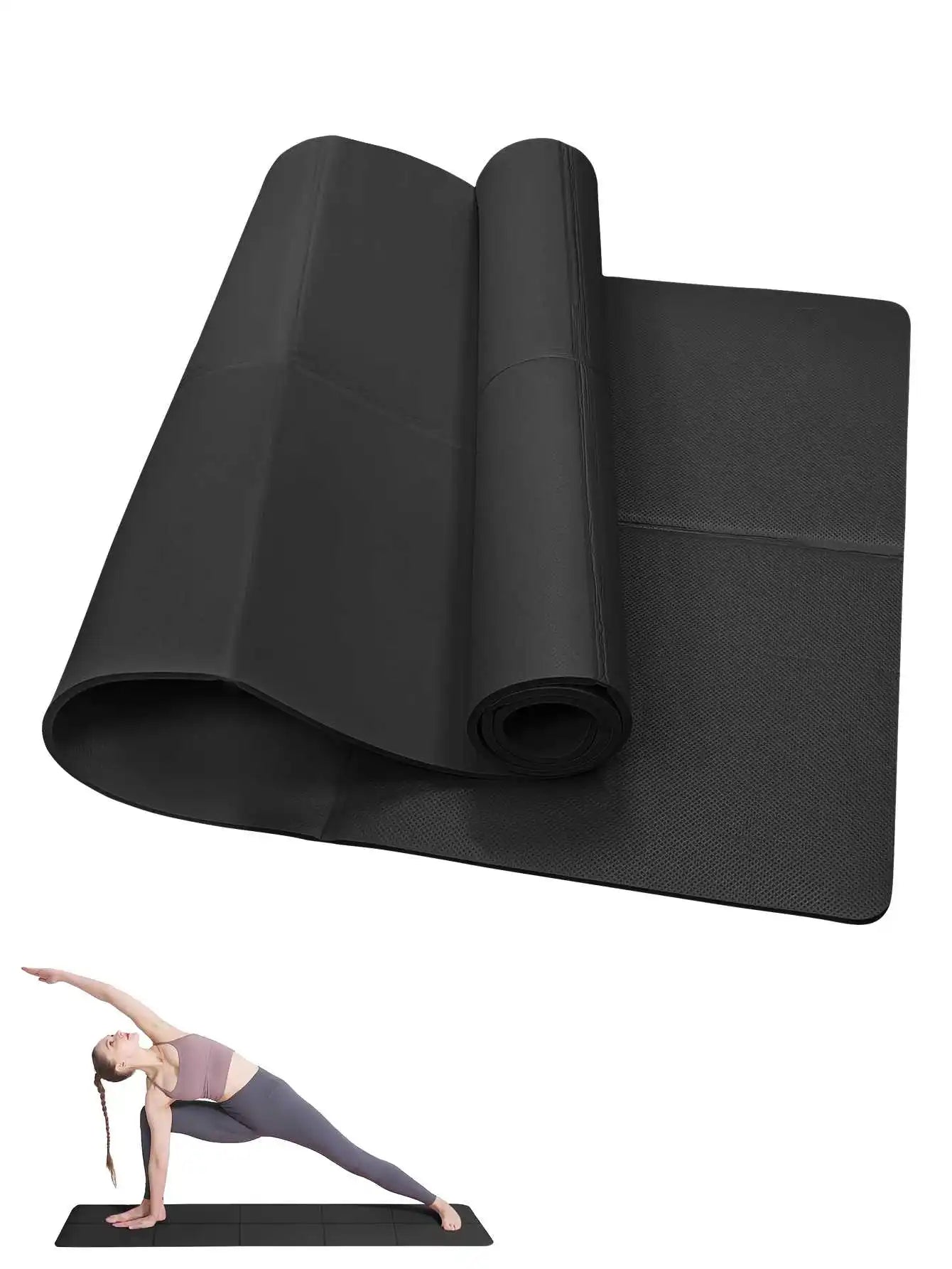 Yoga Mat Pilates Fitness Mat 3/4/6mm