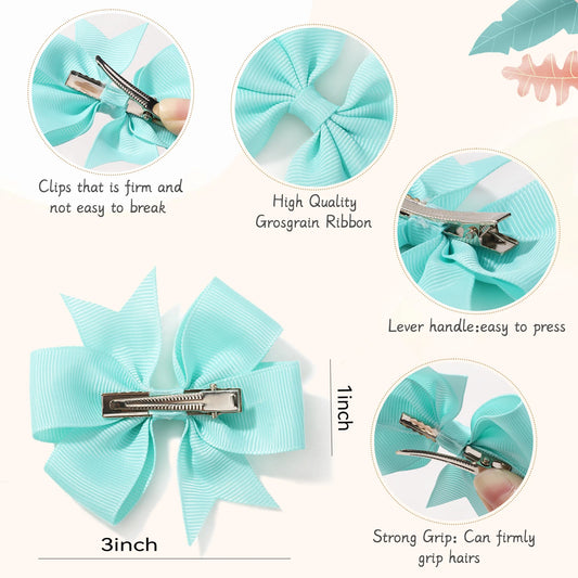 Bow Hair Clip Set