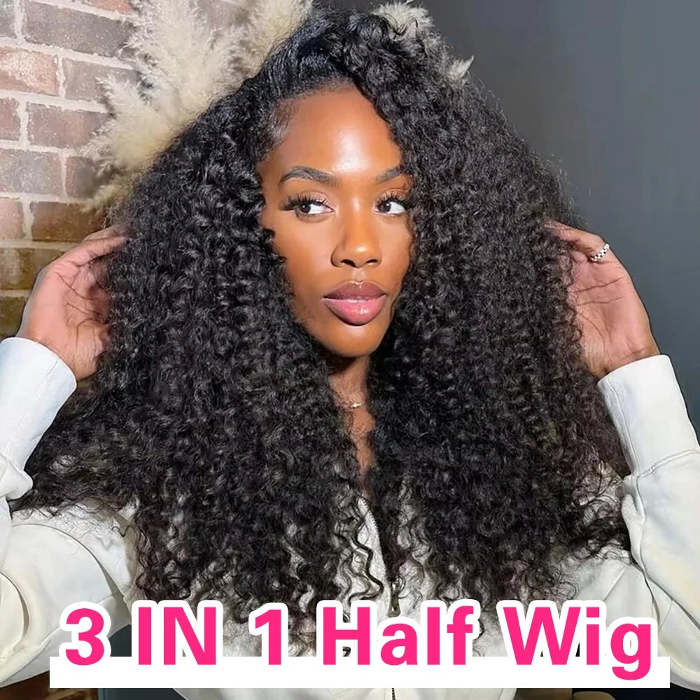 Curly Half Wig