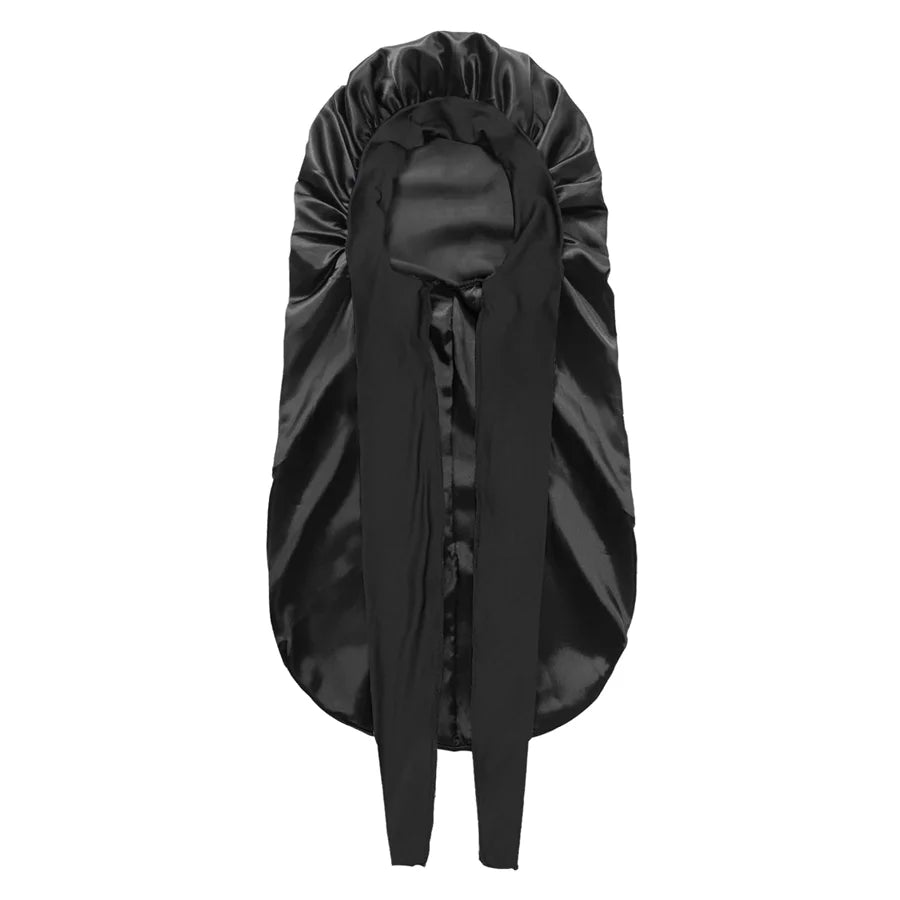 Extra Large Hair Long Silk Bonnet