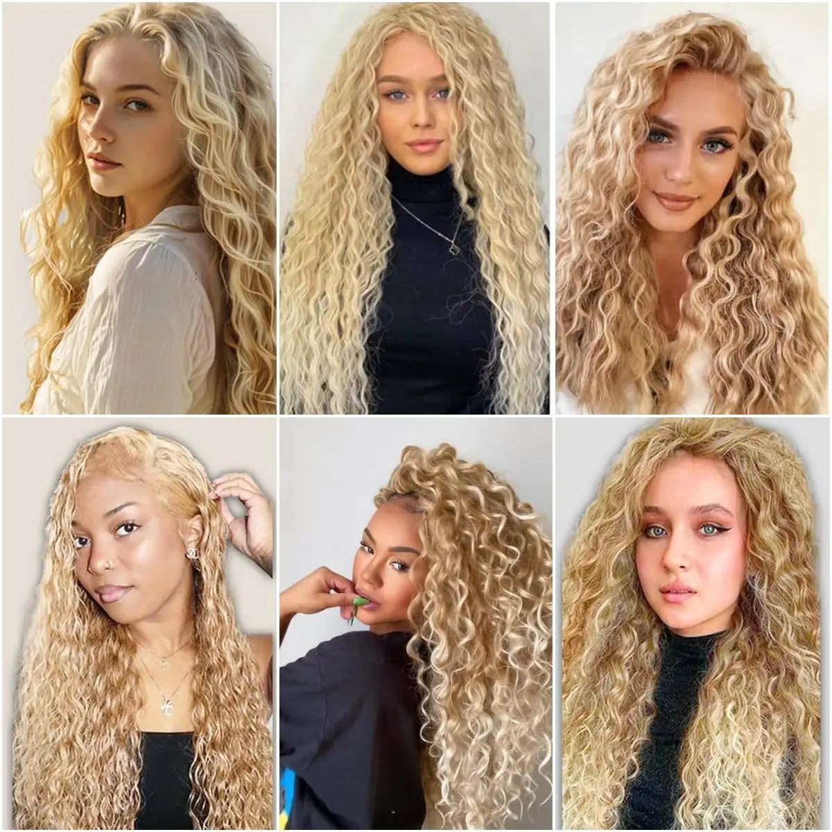Water Wave Bundles Highlight Honey Blonde Bundles 3 Bundles
