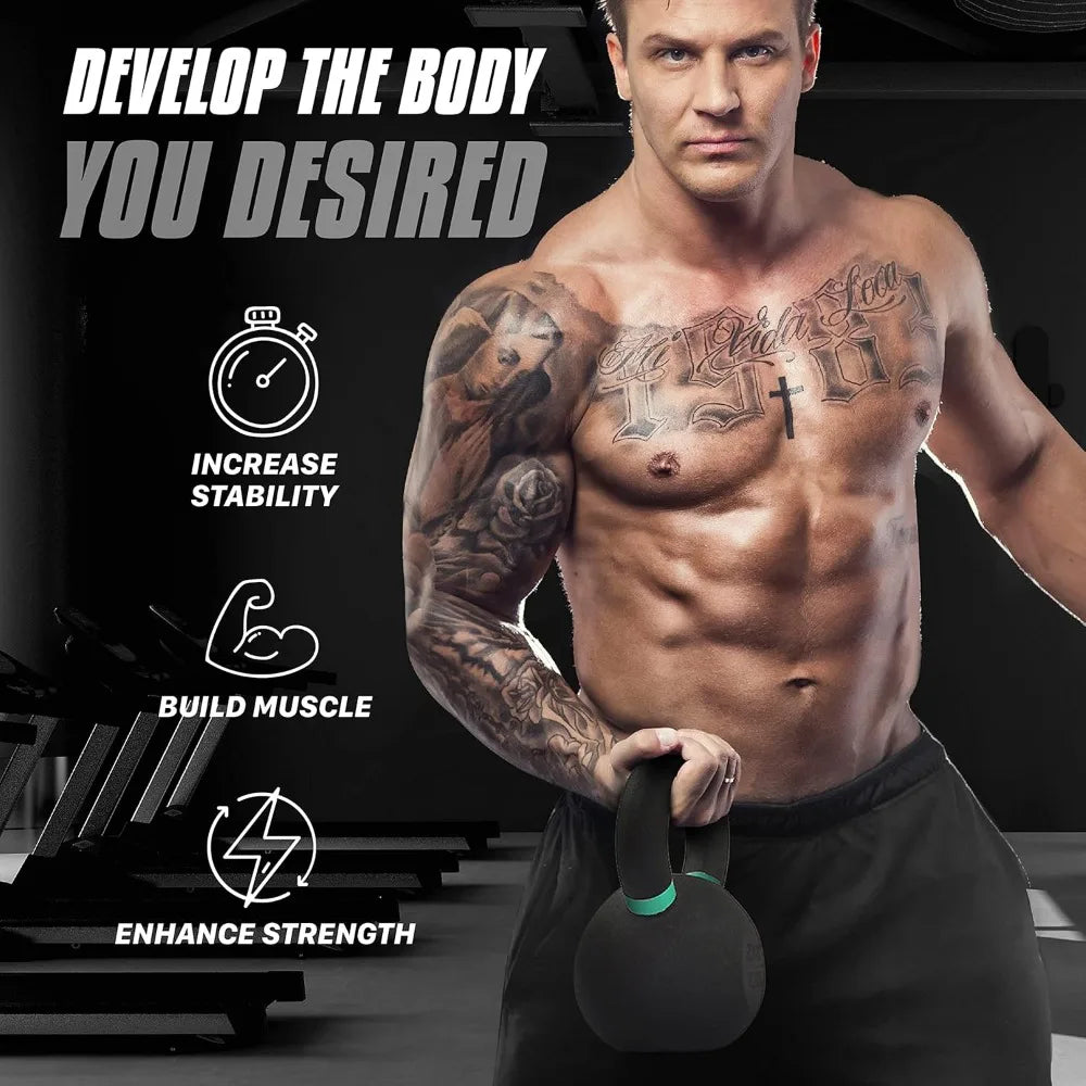 Iron Kettlebell Non-Slip Handle