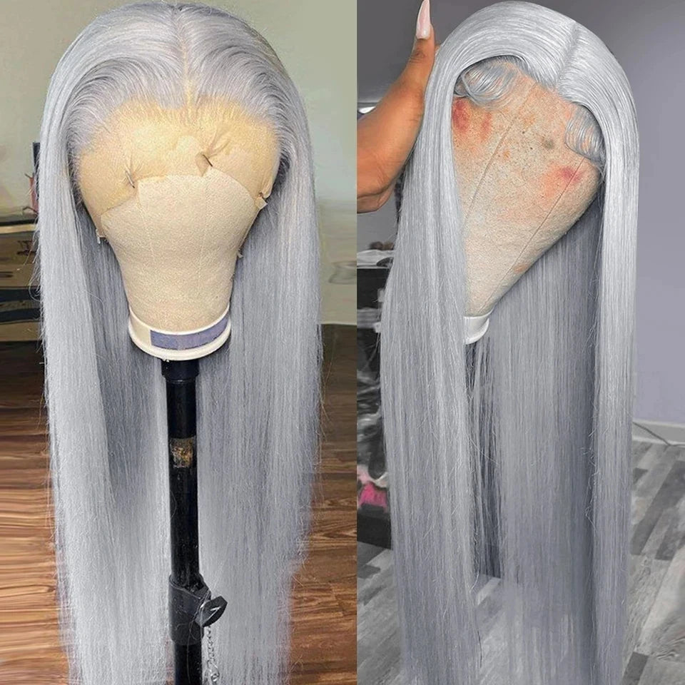 Silver Gray Straight