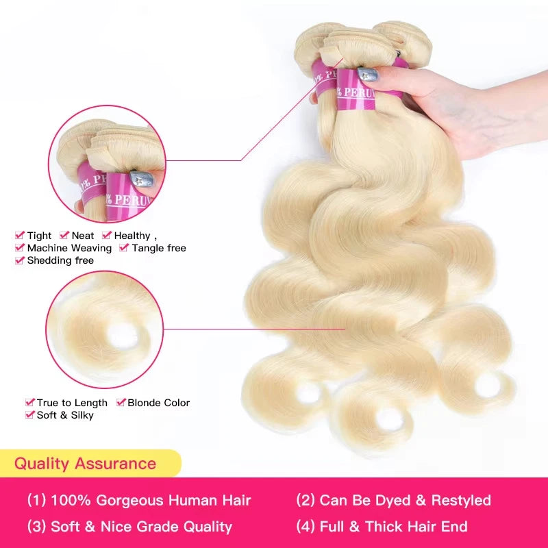 613 Blonde Bundles Body Wave