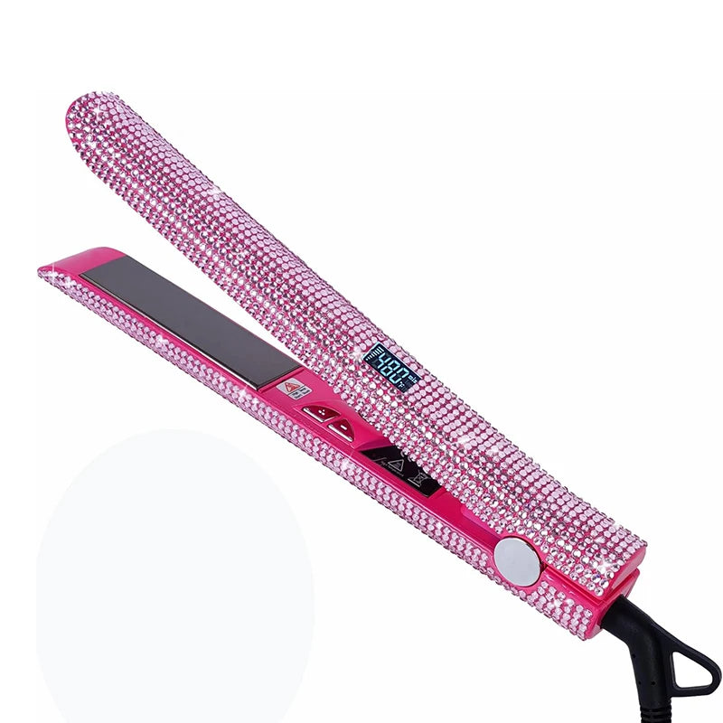 Flat Iron 1 inch Rhinestone