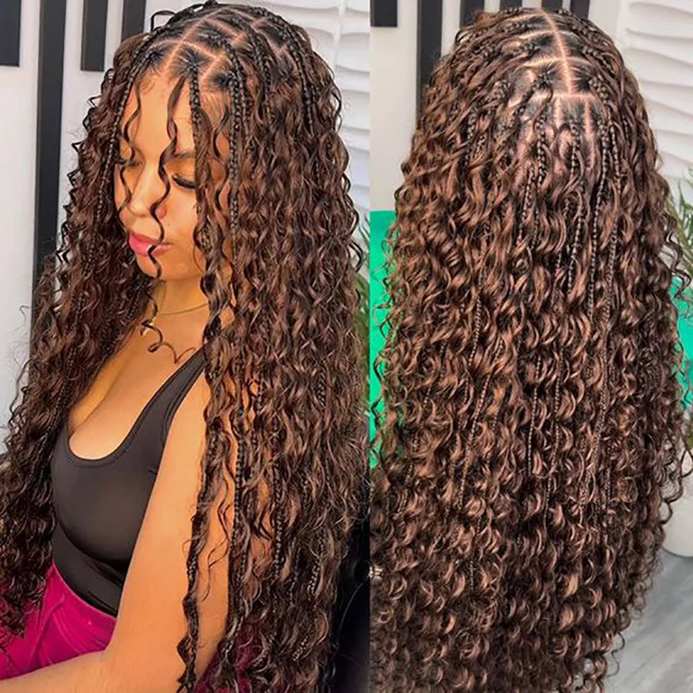Chocolate Brown Braiding Hair