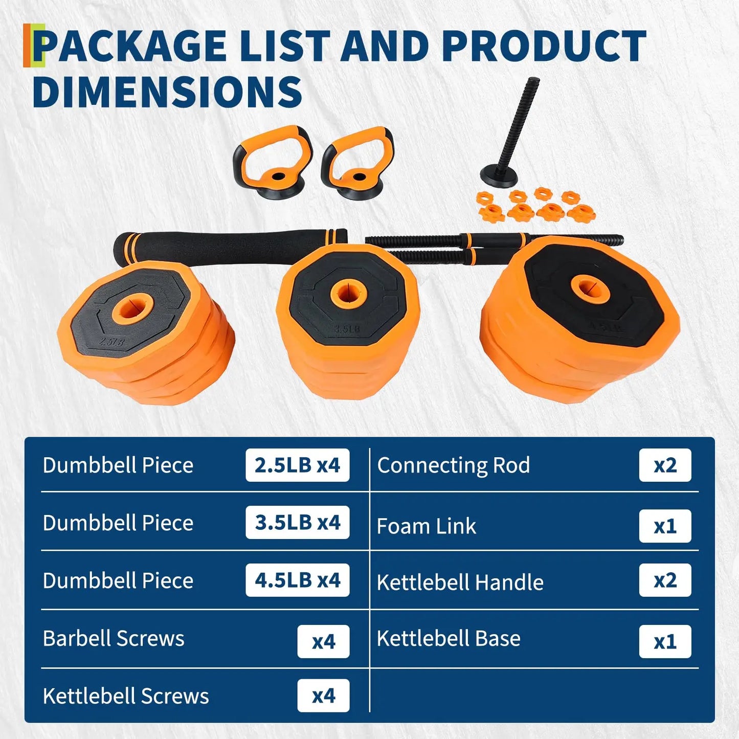 Adjustable Dumbbells, 44/66/88lbs
