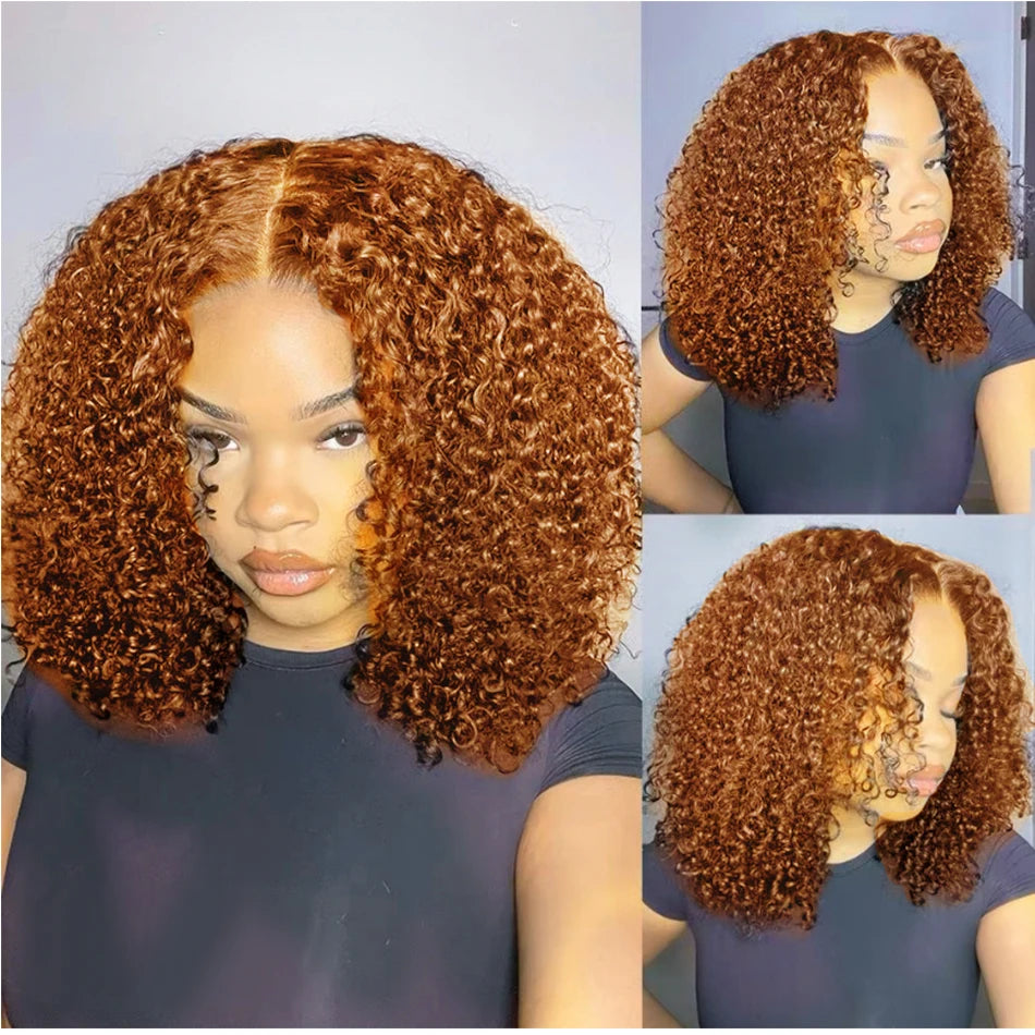 Short Curly Ombre Highlights