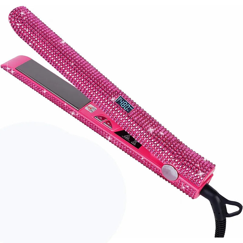 Flat Iron 1 inch Rhinestone