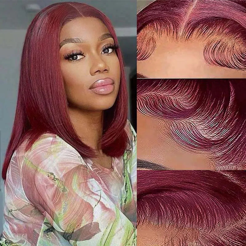 99j Bob Wig Human Hair