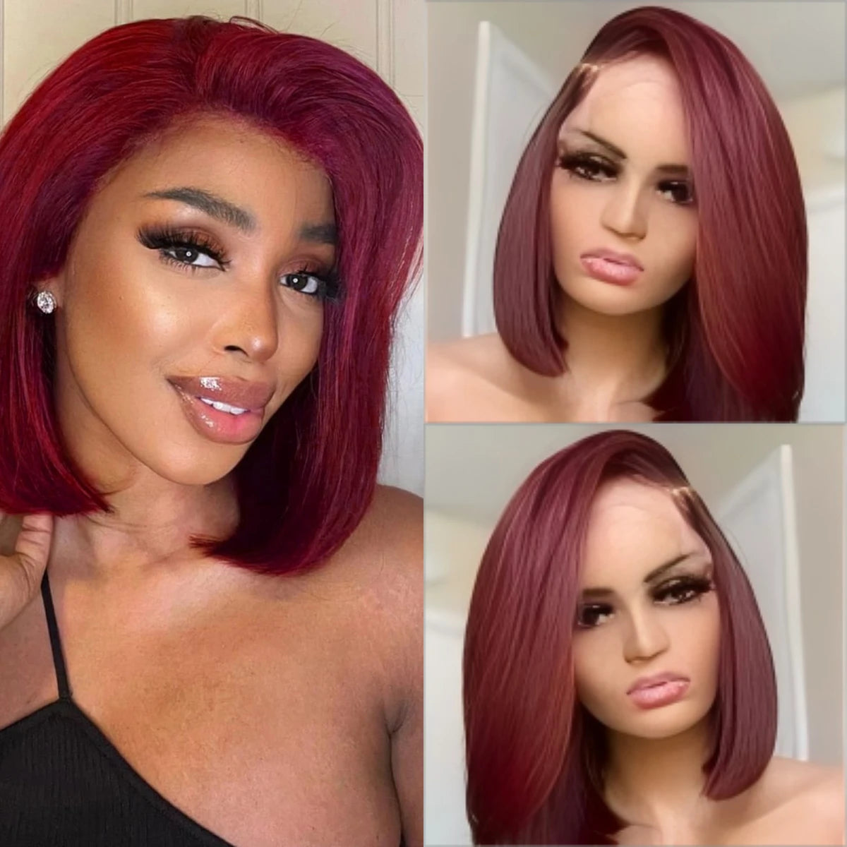 99j Bob Wig Human Hair