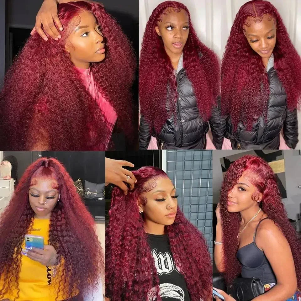Burgundy Wig