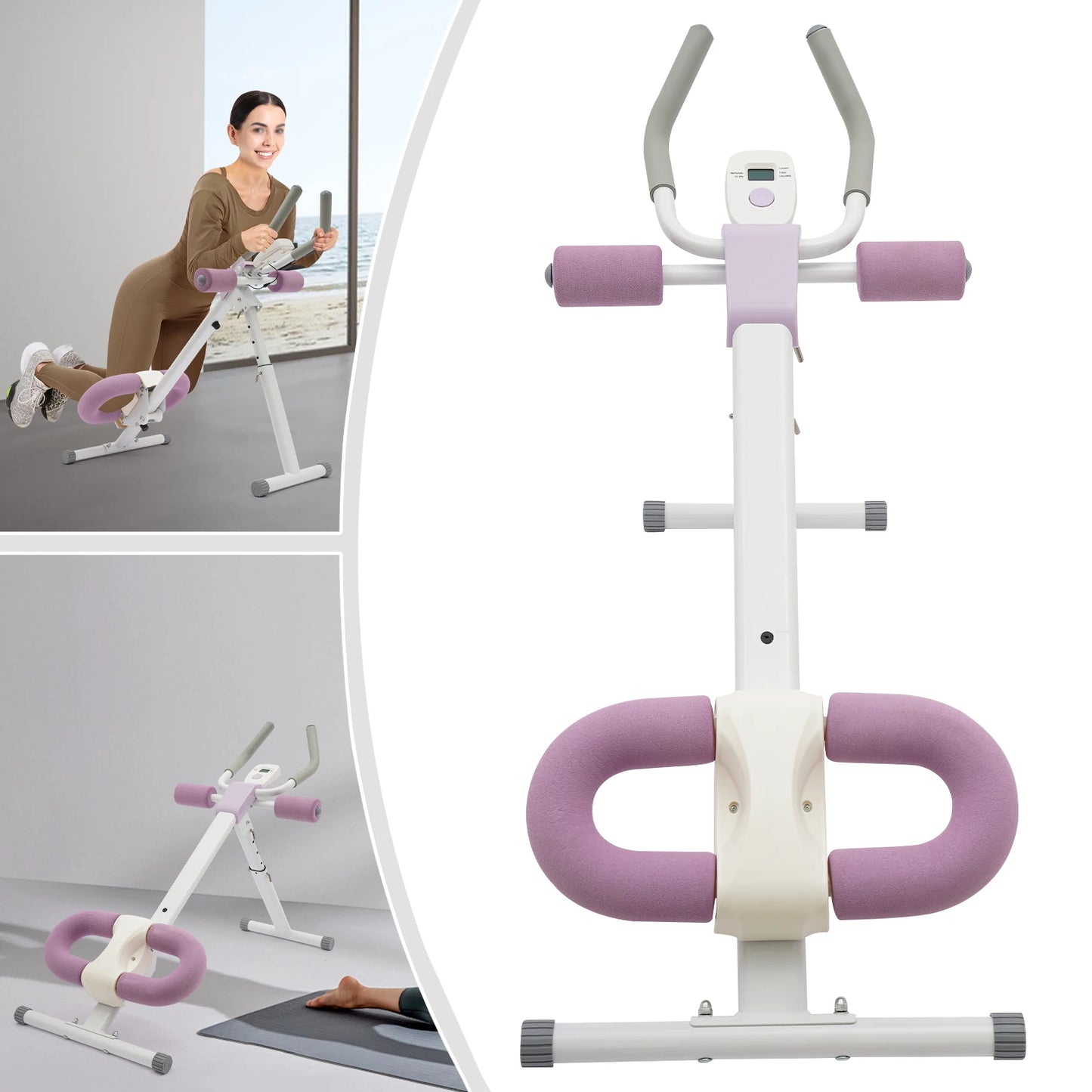 Foldable Abdominal Exercise Machine 100kg Load