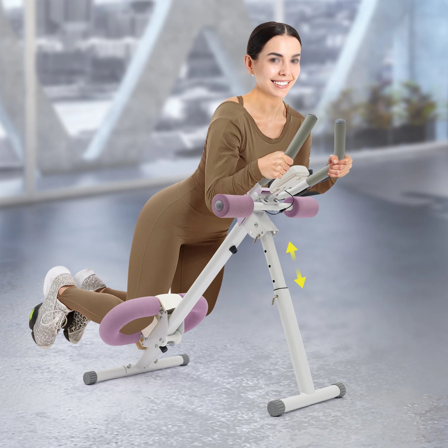 Foldable Abdominal Exercise Machine 100kg Load